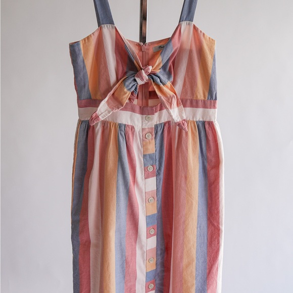 MADEWELL Striped Sleeveless Button-Down Dress - Picture 3 of 10